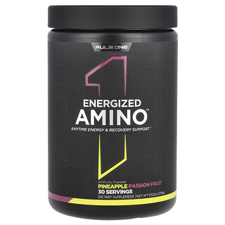 Rule One Proteins, Energized Amino，菠蘿西番蓮，9.52 盎司（270 克）