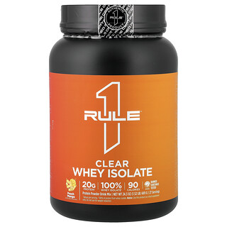 Rule One Proteins, Clear Whey Isolate, Peach Mango, 1.52 lb (689 g)