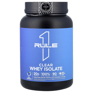 Rule One Proteins, Clear Isolate™, Framboise bleue, 689 g