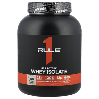 Rule One Proteins, R1 Protein™ Whey Isolate, Molkenproteinisolat, Kekse und Creme, 2,28 kg (5,03 lb.)