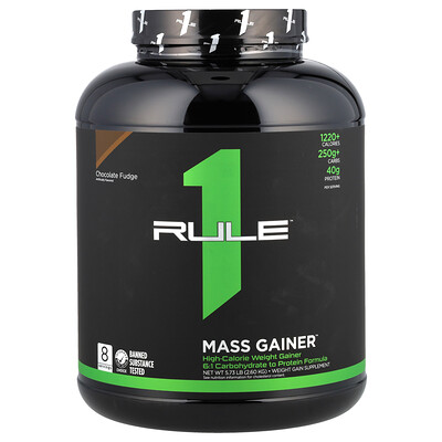 Rule One Proteins  Mass Gainer™  Chocolate Fudge  5.73 lbs (2.60 kg)