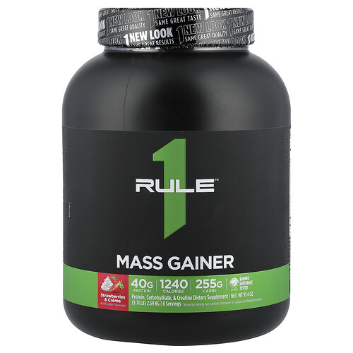 Rule One Proteins, Mass Gainer, Erdbeeren und Creme, 2,59 kg (5,71 lb.)