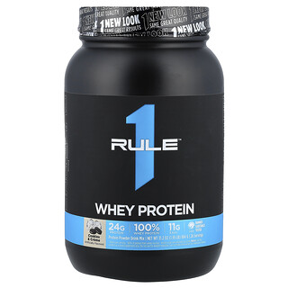 Rule One Proteins, сывороточный протеин, со вкусом печенья и крема, 884 г (1,95 фунта)