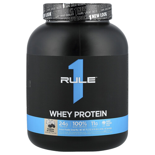 Rule One Proteins, Whey Protein, Molkenprotein, Kekse und Creme, 2,24 kg (4,95 lb.)