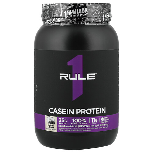 Rule One Proteins Casein Protein, Cookies & Creme, 1.96 lb (891 g)