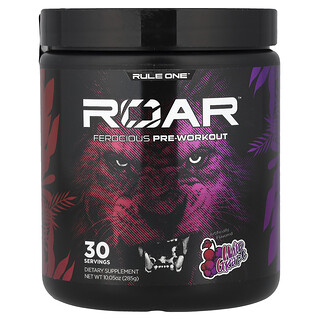 Rule One Proteins, Roar，猛烈鍛鍊前配方，野生葡萄味，10.05 盎司（285 克）