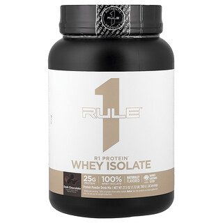 رول وان بروتينز‏, R1 Protein ™ مصل اللبن المعزول ، شوكولاتة داكنة ، 1.72 رطل (780 جم)