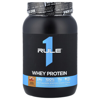 Rule One Proteins, Proteína de suero de leche, Caramelo salado, 905 g (1,99 lb)