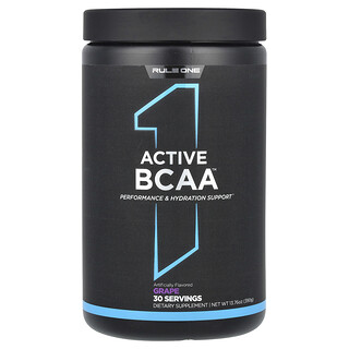 Rule One Proteins, Actieve BCAA, druif, 13,76 oz (390 g)