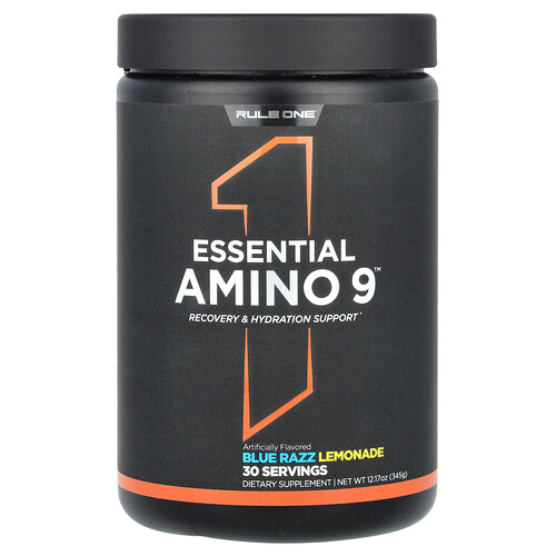Rule One Proteins Essential Amino 9, Blue Razz Lemonade, 12.17 oz (345 g)