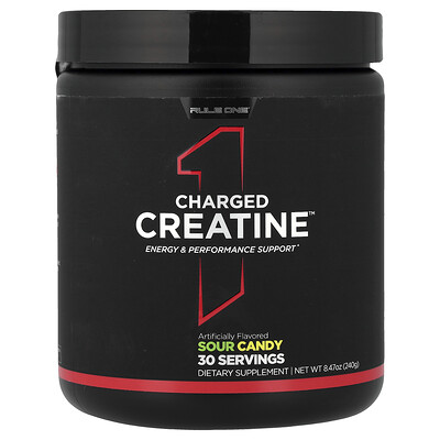 Rule One Proteins, Charged Creatine™, Caramelo ácido, 240 g (8,47 oz)
