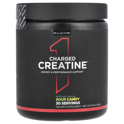 Rule One Proteins  Charged Creatine  Sour Candy  8.47 oz (240 g)