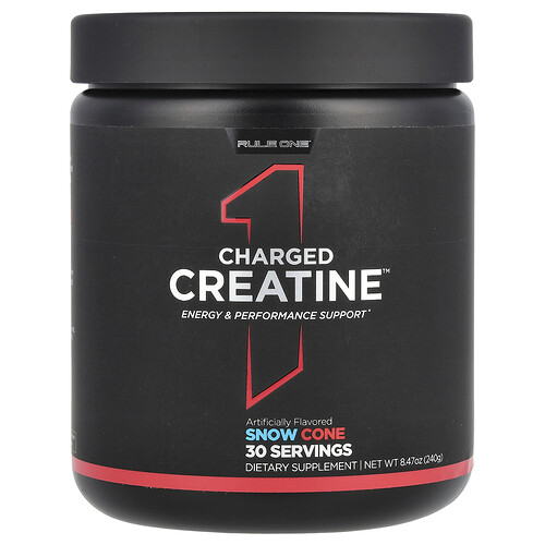 Rule One Proteins Charged Creatine, Snow Cone, 8.47 oz (240 g)