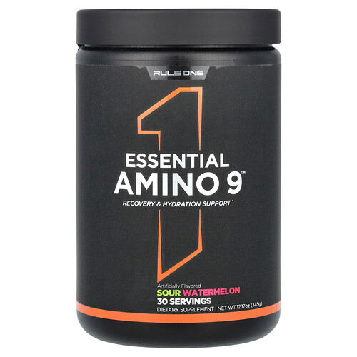 Rule One Proteins Essential Amino 9, Sour Watermelon, 12.17 oz (345 g)
