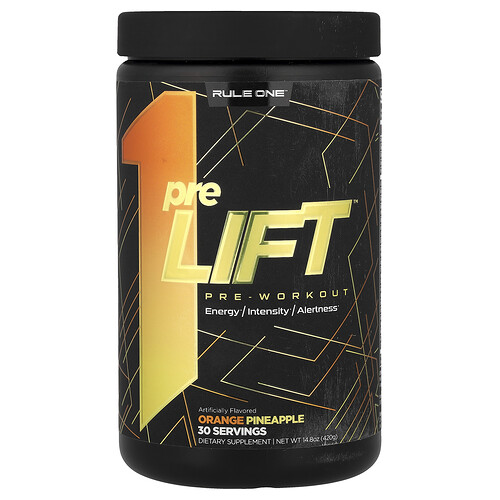 Rule One Proteins, preLIFT™, Pre-Workout, Orange Pineapple, 14.8 oz (420 g)