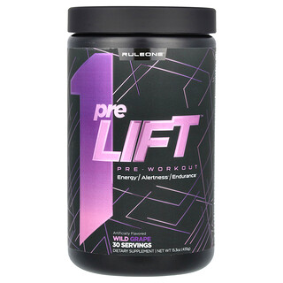 Rule One Proteins, preLIFT, Preentrenamiento, Uva silvestre, 435 g (15,3 oz)