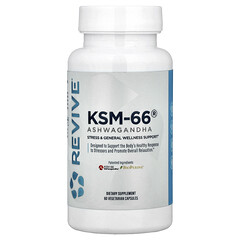 Ашваганда KSM-66®, 60 вегетаріанських капсул