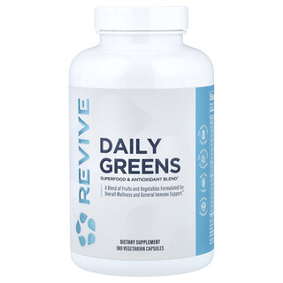 Revive, Daily Greens, Superfood & Antioxidant Blend, 180 Vegetarian Capsules