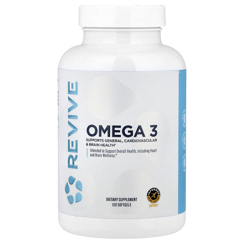 Revive Omega 3, 120 Softgels (1,000 mg per Softgel)