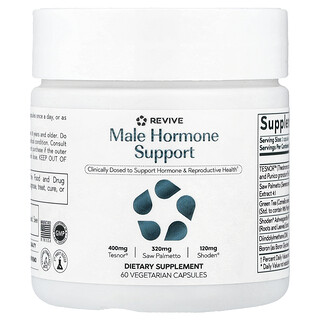 Revive, Male Hormone Support, 60 Vegetarian Capsules