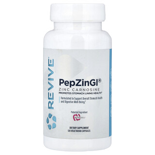 Revive, PepZinGI®, Carnosina de zinc, 120 cápsulas vegetales