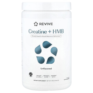 Revive, Creatine + HMB, Unflavoured, 13.86 oz (393 g)