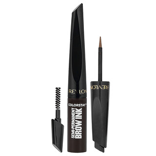 Revlon, Colorstay™, Semi-Permanent Brow Ink™, 355 Dark Brown Ink, 0.09 fl oz (2.8 ml)