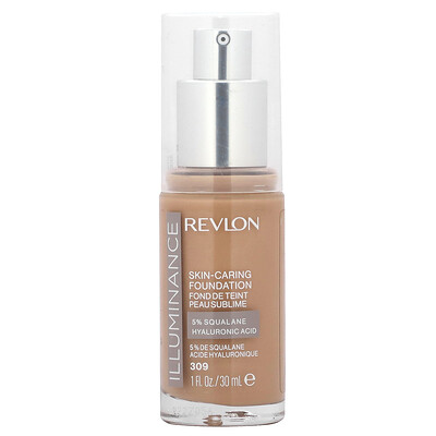 Revlon, Illuminance, Base para el cuidado de la piel, 309 Beige tostado, 30 ml (1 oz. líq.)