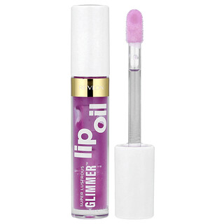 ريفلون‏, Super Lustrous Glimmer ™ ، زيت للشفاه ، 005 Vio-Lit ، 0.13 أونصة سائلة (3.8 مل)
