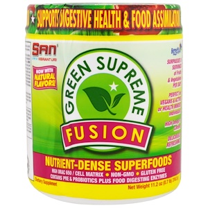 Raw Fusion, Смесь зелени Green Supreme Fusion, 11,2 унции (316,5 г)