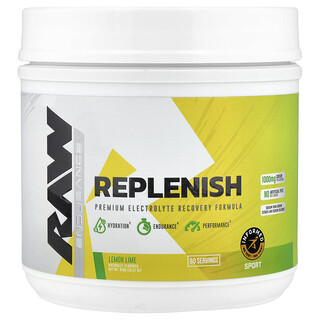Raw Nutrition, エンデュランス、リプレニッシュ、レモンライム、810g（28.57オンス）