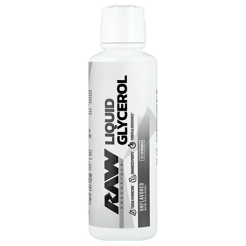 Raw Nutrition Liquid Glycerol, Unflavored, 16 fl oz (473 ml)