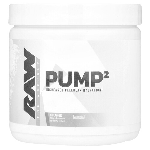 Raw Nutrition Pump 2, Pre-Workout, Unflavored, 4.37 oz (124 g)