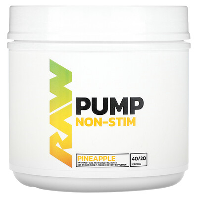 Raw Nutrition  Pump  Non-Stim  Pineapple  1.1 lb (500 g)