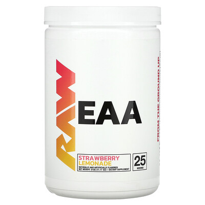 Raw Nutrition  EAA  Strawberry Lemonade  11.11 oz (315 g)