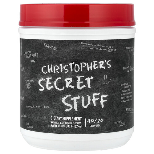 Thavage Pre-Workout - Christopher's Secret Stuff (40 Servings)