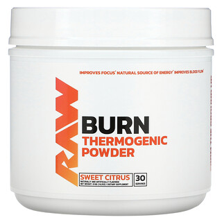 Raw Nutrition, Burn，生热粉末，甜柑橘，18.2 盎司（516 克）