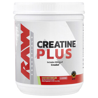 Raw Nutrition, Essentials, Creatine Plus, Semangka Asam, 408 g (14,4 ons)