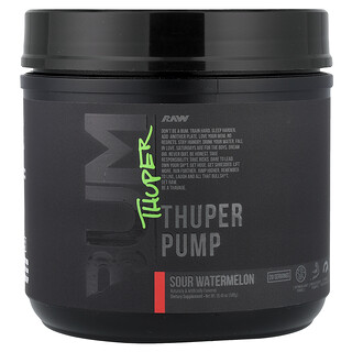 Raw Nutrition, Bum，Thuper Pump，酸西瓜味，20.46 盎司（580 克）