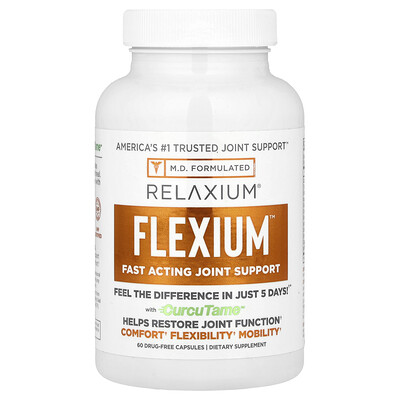Relaxium  Flexium® With CurcuTame™  60 Drug-Free Capsules