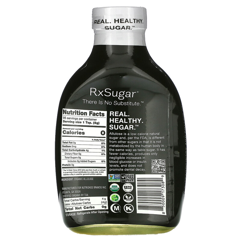 RxSugar, Organic Liquid Sugar, 16 oz (475 g) iHerb