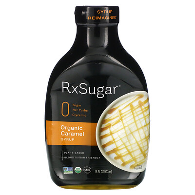 RxSugar Органический карамельный сироп, 473 мл (16 жидк. Унций)