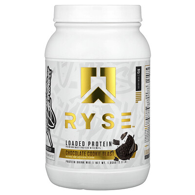 RYSE, Proteína cargada, Explosión de galletas de chocolate`` 1056 g (2,3 lb)
