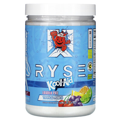 RYSE, Loaded Pre, Kool-Aid, Tropical Punch, 13.1 oz (372 g)