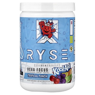 Product Image for RYSE, Element Series, BCAA Focus, Kool-Aid , Tropical Punch, 11.9 oz (336 g)