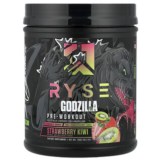 RYSE, Pre-workout, Godzilla, aardbei-kiwi, 748 g