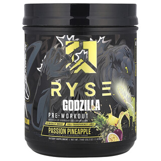 RYSE, Godzilla, Pre-Workout, Passion Pineapple, 714 g