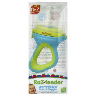 RaZbaby, Raz-Feeder, Blue & Green, 1 Feeder