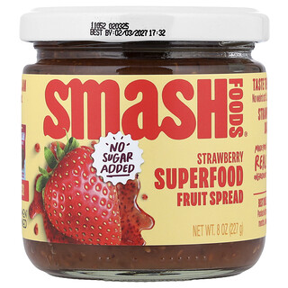 Smash Foods, Superfood Fruit Spread, Strawberry, 8 oz (227 g)