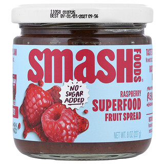 Smash Foods, Superfood Fruit Spread, Raspberry , 8 oz (227 g)